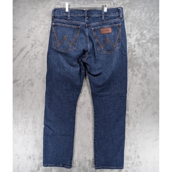 Wrangler Retro Slim Straight Men's Jeans 32x32 Denim Classic Rodeo Cowboy - Picture 2 of 8